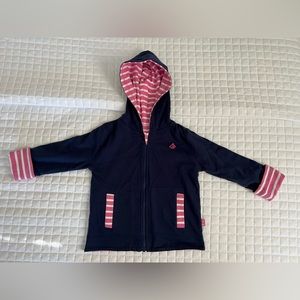 Jojo Maman Bebe Reversible Hoodie Size 2-3